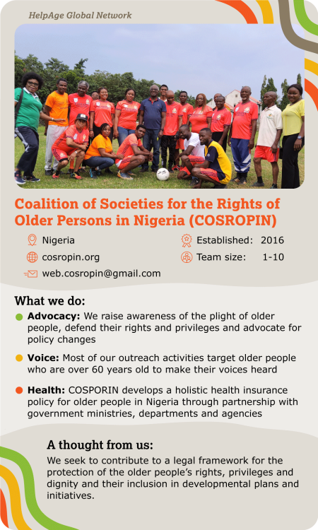 Coalition of Societies for the Rights of Older Persons in Nigeria (COSROPIN)